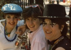 My good friend Janet, Me and My Mom eons agon at Mardi Gras